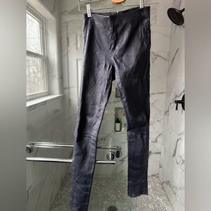 Veronica Beard Lamb Leather Pants